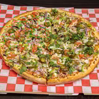 Large 16"  Hyderabadi Veg Pizza