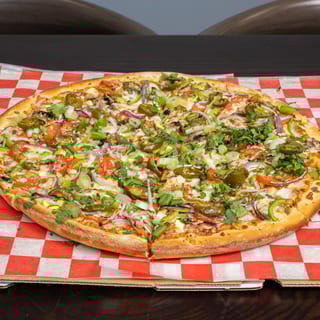 24" Hyderabadi Veg Pizza