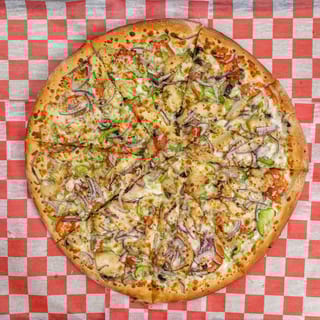 Mini 8" Pesto Chicken Combo Pizza